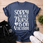 Nice Nurse On Vacation T-Shirt