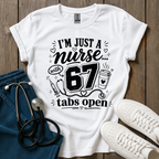 67 Tabs Open T-Shirt