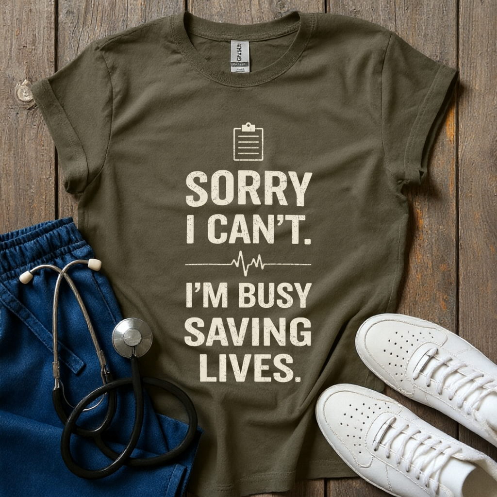 Busy Saving Lives T-Shirt