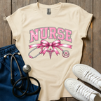 Nurse Babe Bow T-Shirt