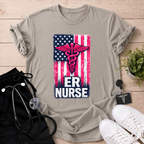 ER Nurse Flag T-Shirt