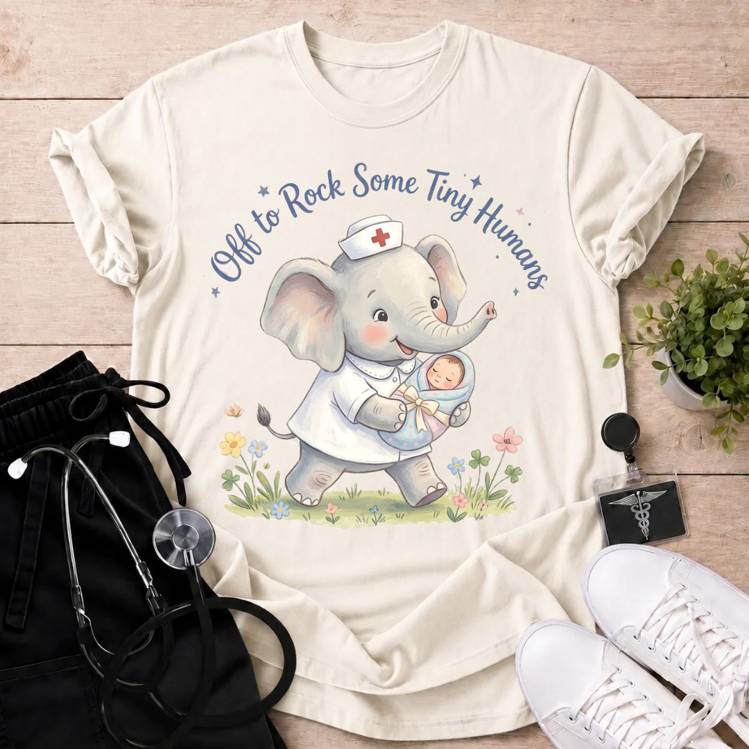Off To Rock Tiny Humans T-Shirt