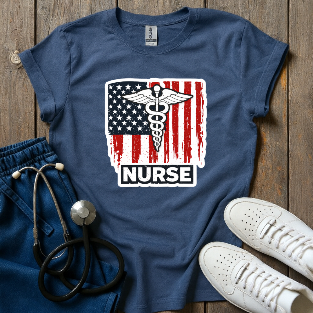 Flag Nurse T-Shirt