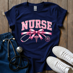 Nurse Babe Bow T-Shirt