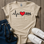 EKG Heart RN T-Shirt