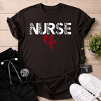 Nurse Life Print T-Shirt