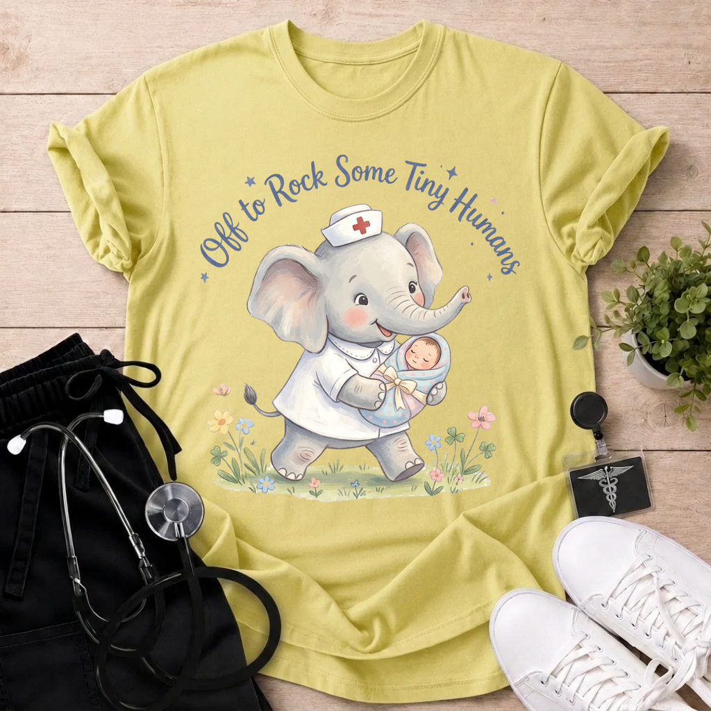 Off To Rock Tiny Humans T-Shirt