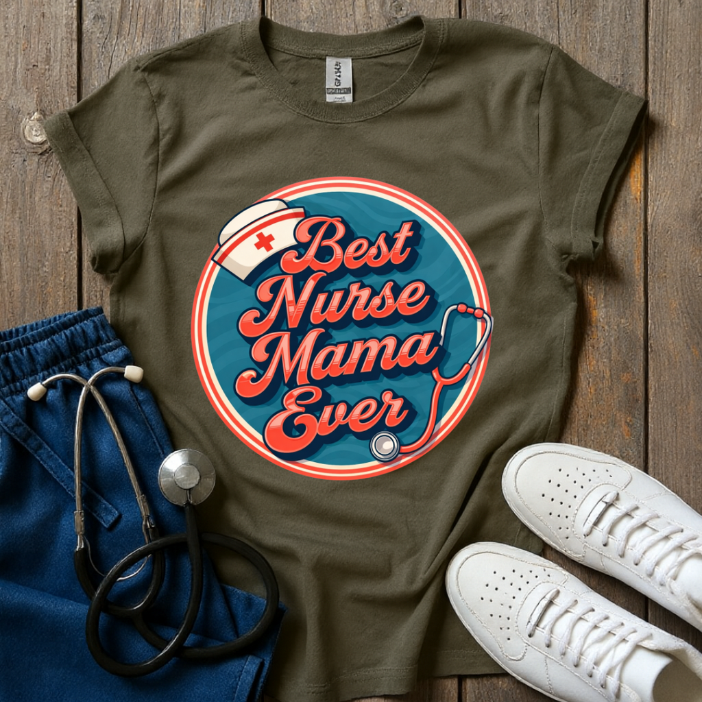 Best Nurse Mama T-Shirt
