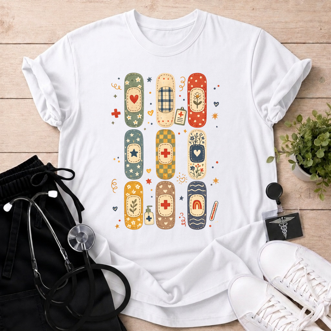 Retro Bandages T-Shirt