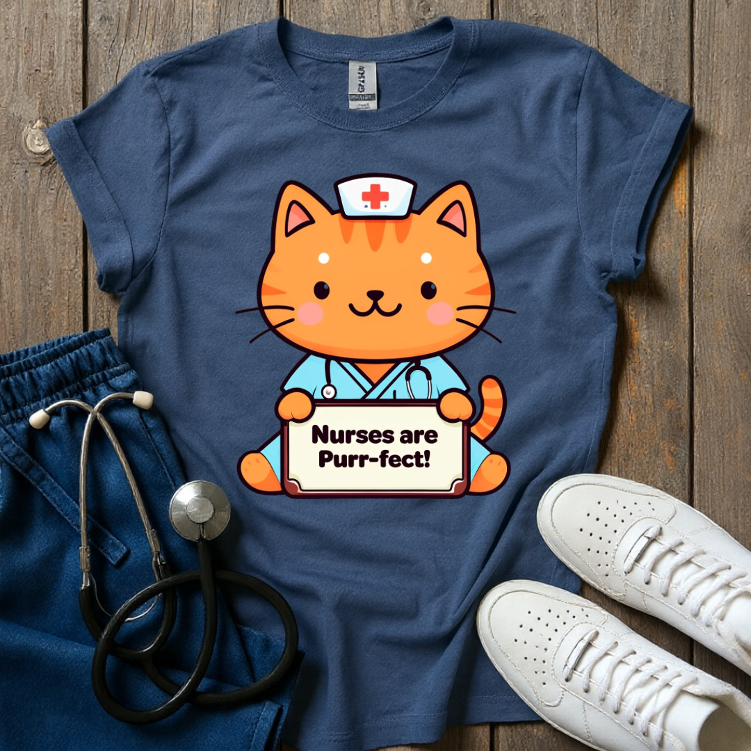 Purr-fect Nurse T-Shirt