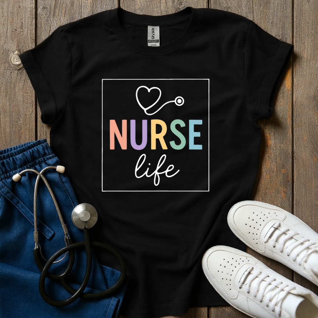Nurse Life Frame T-Shirt