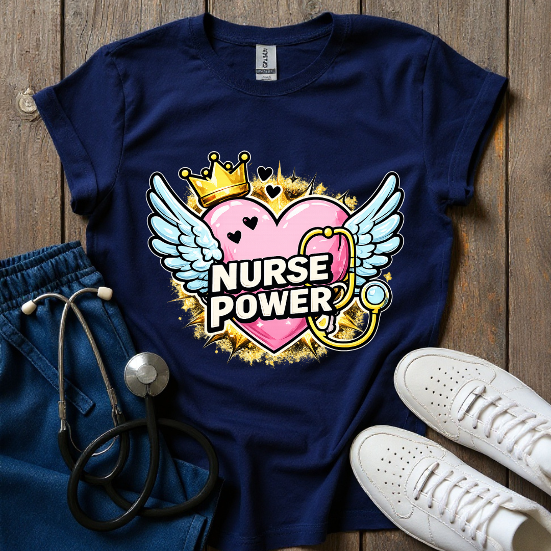 Nurse Power Wings T-Shirt