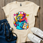 Colorful Nurse Bear T-Shirt