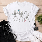 Dancing Skeleton Nurse T-Shirt