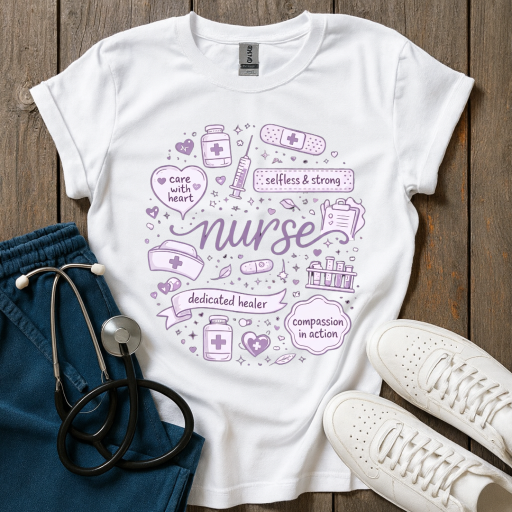 Purple Scatter T-Shirt