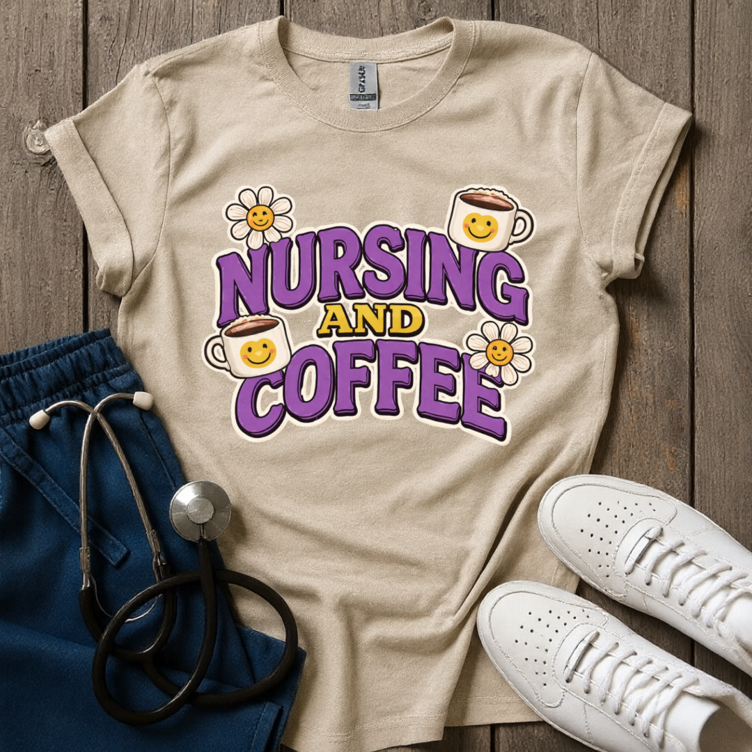 Nursing And Coffee T-Shirt