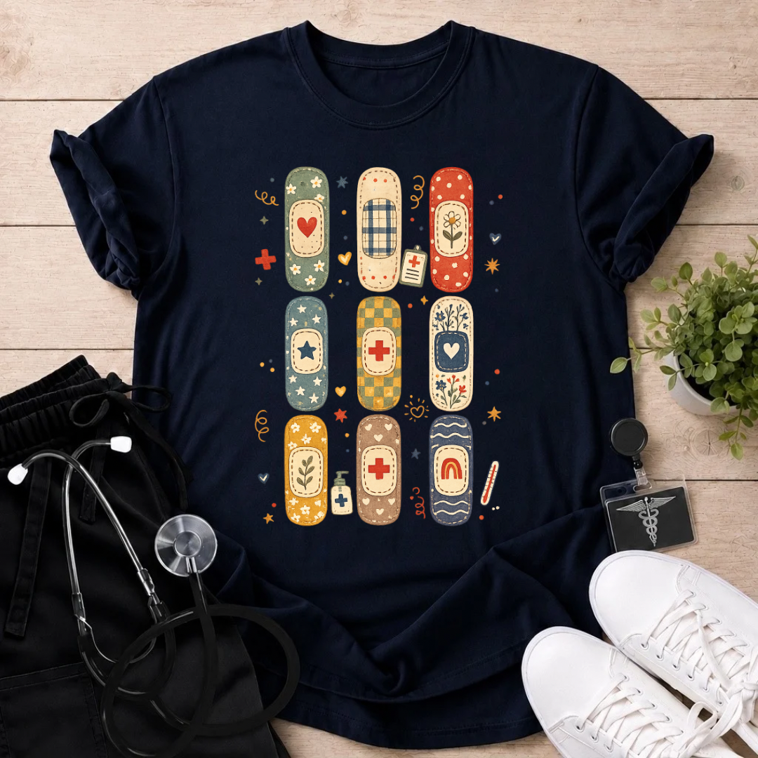 Retro Bandages T-Shirt