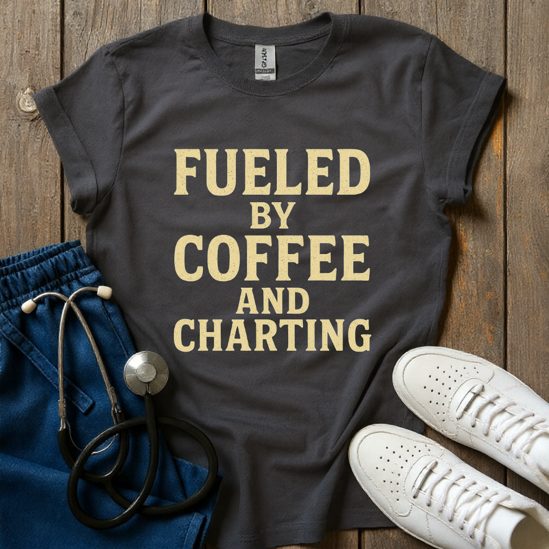 Coffee and Charting T-Shirt