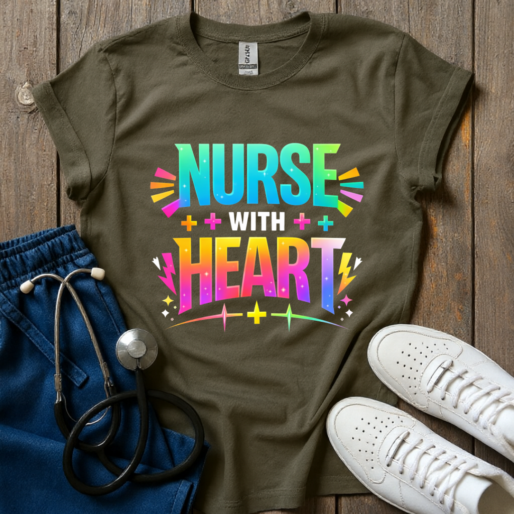 Nurse With Heart  T-Shirt