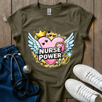 Nurse Power Wings T-Shirt