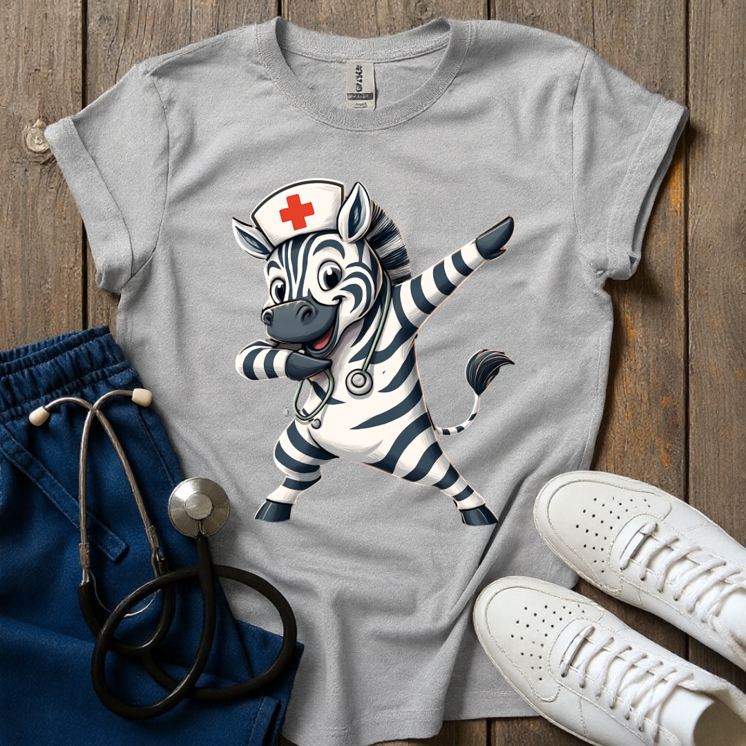 Zebra Nurse T-Shirt