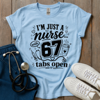 67 Tabs Open T-Shirt