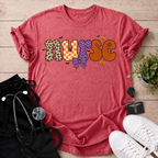Cute Spooky Patterned Nurse T-Shirt