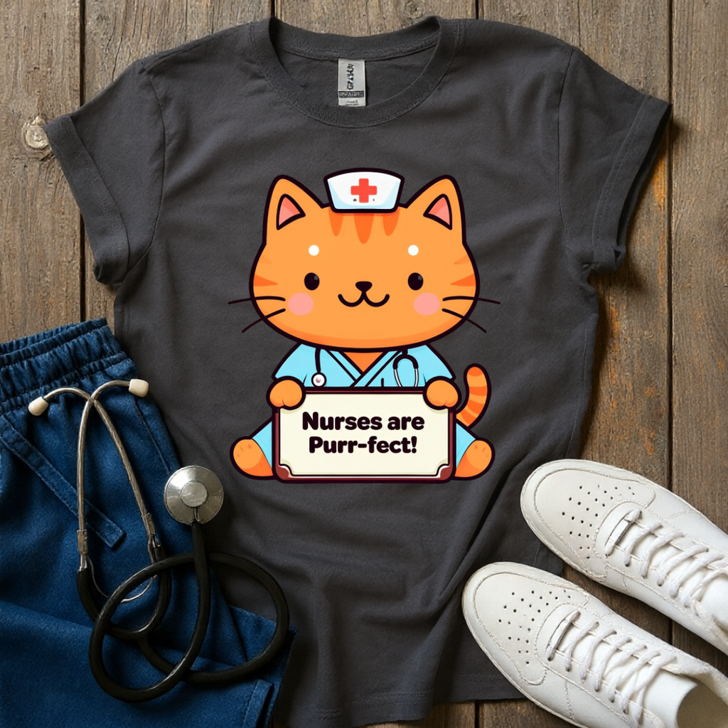Purr-fect Nurse T-Shirt