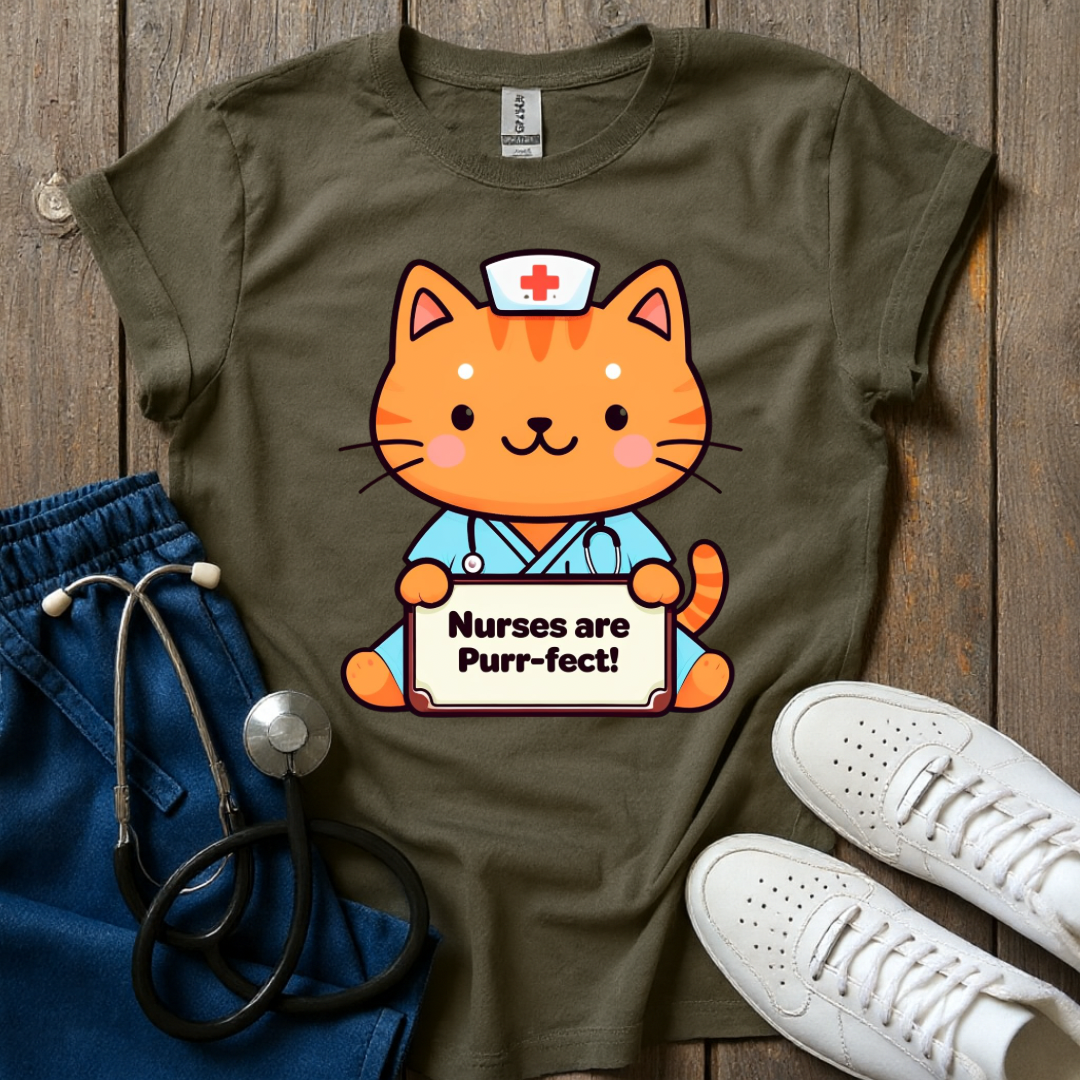 Purr-fect Nurse T-Shirt
