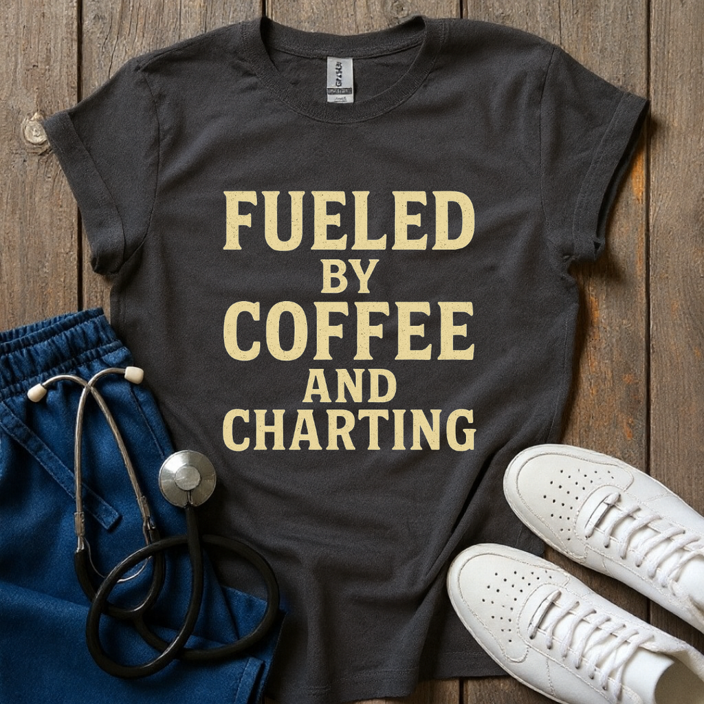 Coffee and Charting T-Shirt