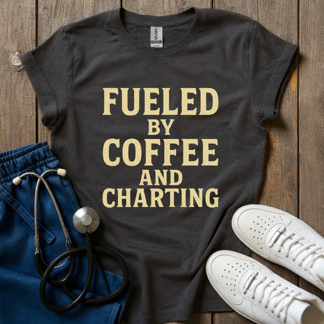 Coffee and Charting T-Shirt