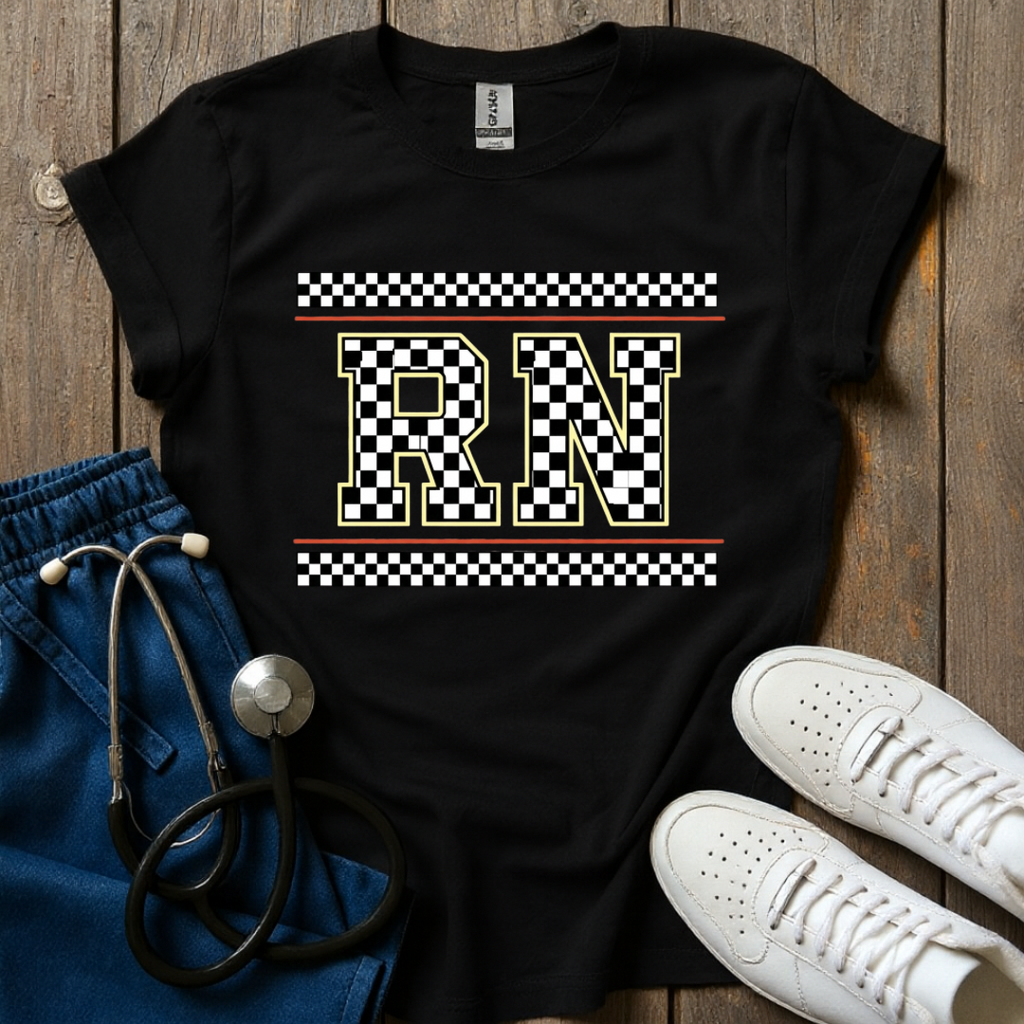 Retro Checker RN T-Shirt