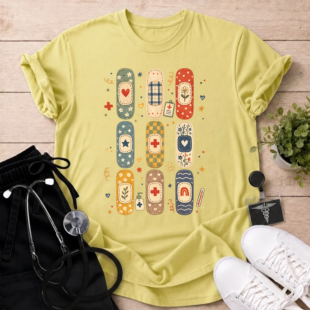 Retro Bandages T-Shirt