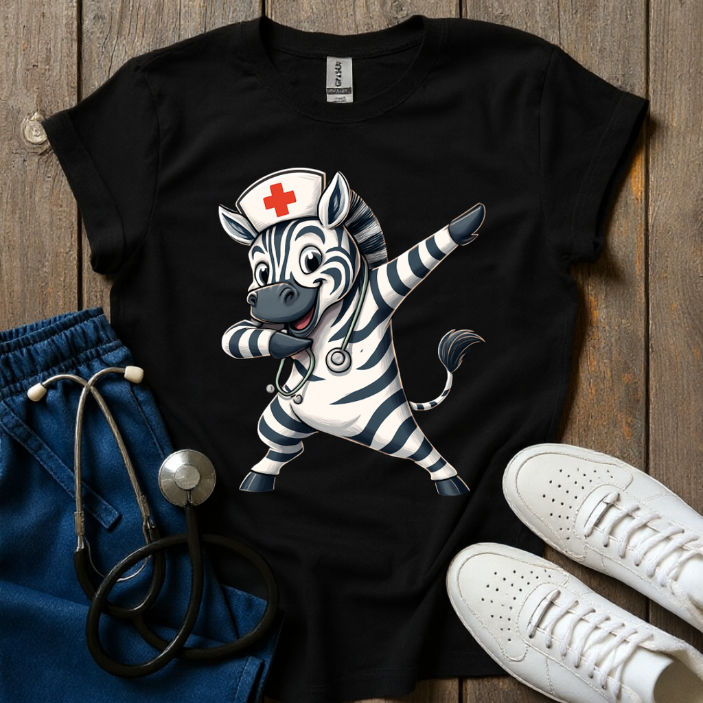 Zebra Nurse T-Shirt