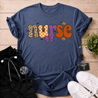 Cute Spooky Patterned Nurse T-Shirt