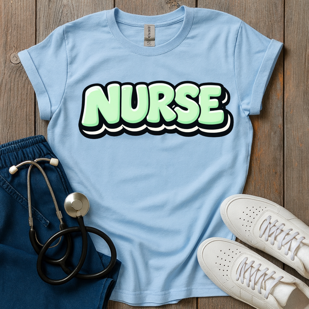 Mint Pop Nurse T-Shirt
