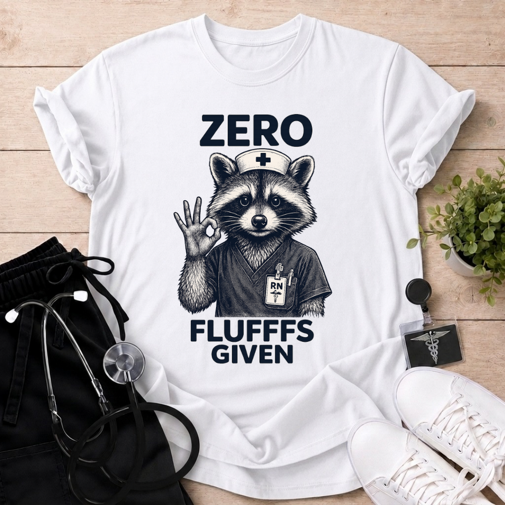 Zero Fluffs Given T-Shirt