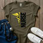 Golden Nurse Symbol T-Shirt