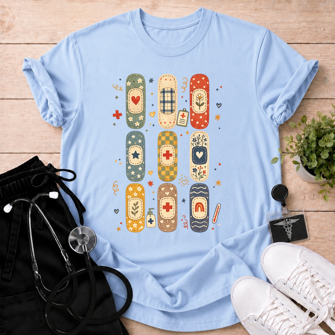 Retro Bandages T-Shirt