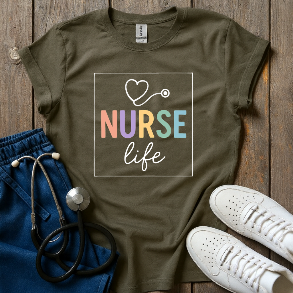 Nurse Life Frame T-Shirt