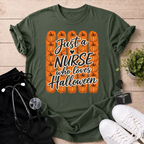 Nurse Who Loves Halloween T-Shirt
