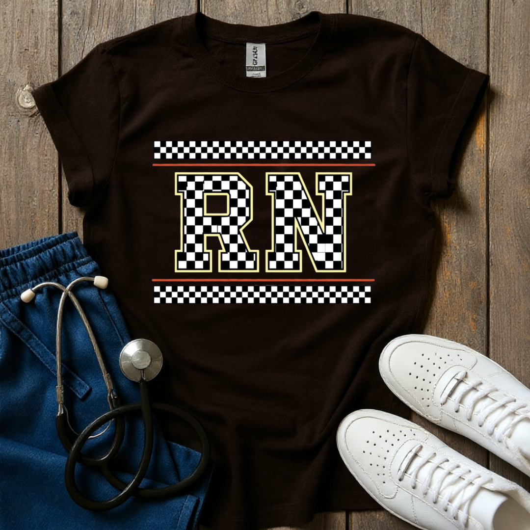 Retro Checker RN T-Shirt