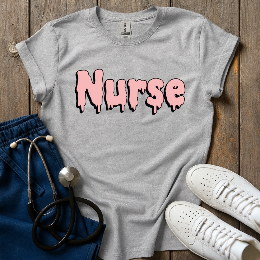 Pink Melt Nurse T-Shirt