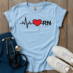 EKG Heart RN T-Shirt