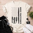 Nurse Practitioner Flag  T-Shirt