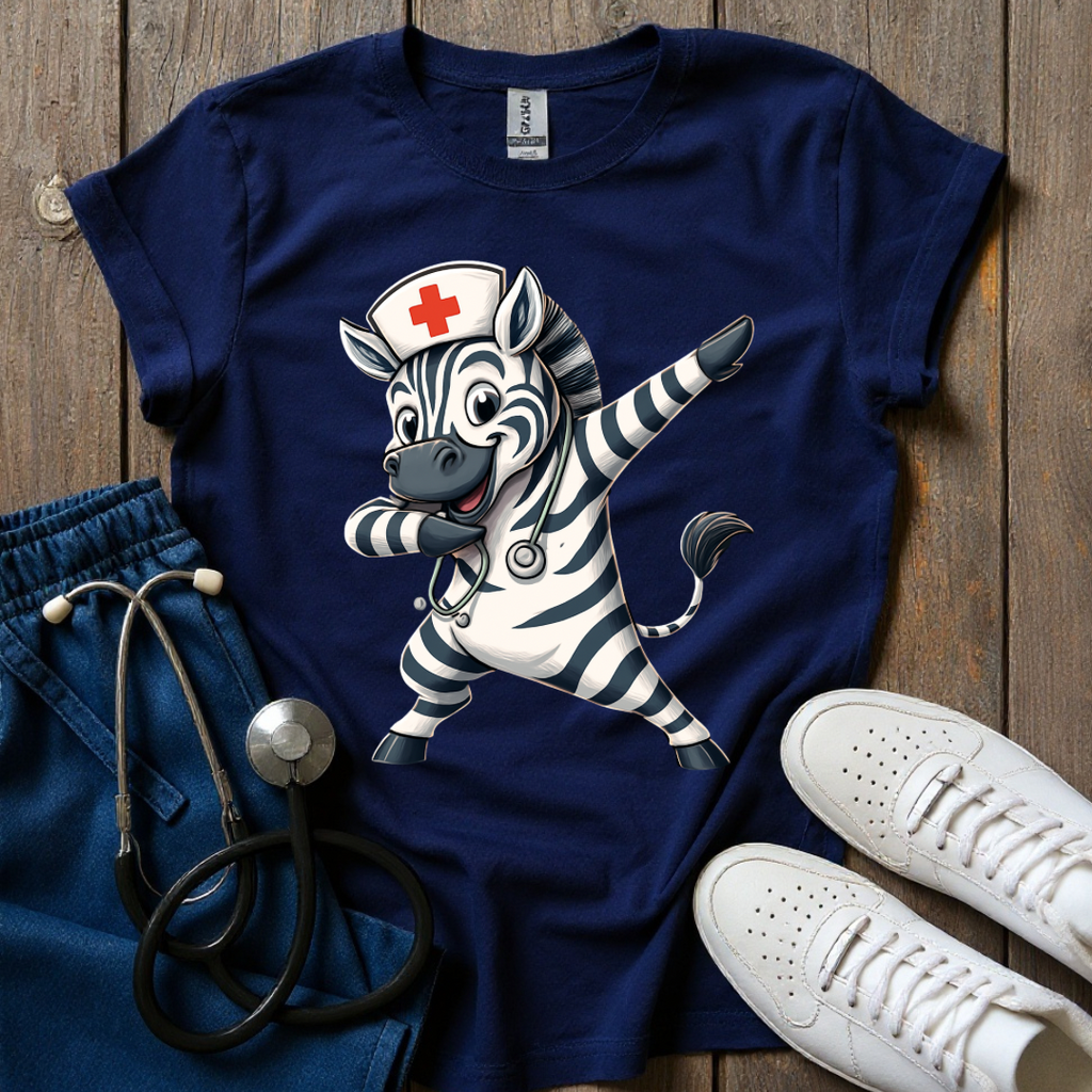 Zebra Nurse T-Shirt