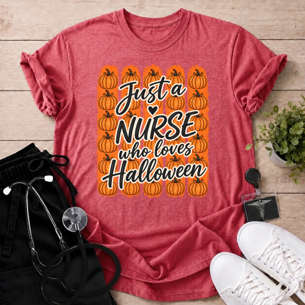 Nurse Who Loves Halloween T-Shirt