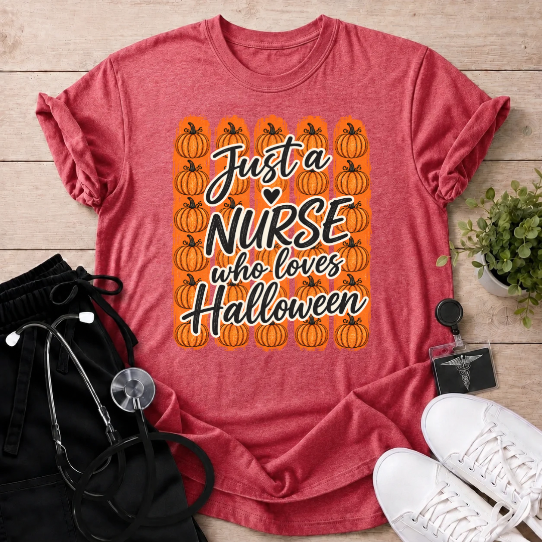 Nurse Who Loves Halloween T-Shirt