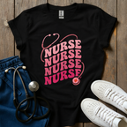 Pink Nurse Repeat T-Shirt