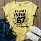67 Tabs Open T-Shirt